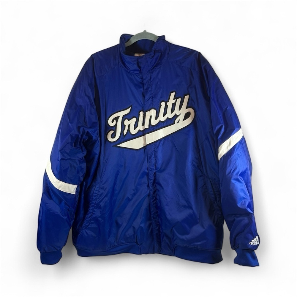 Adidas Men’s Trinity Baseball Jacket Blue Size XL